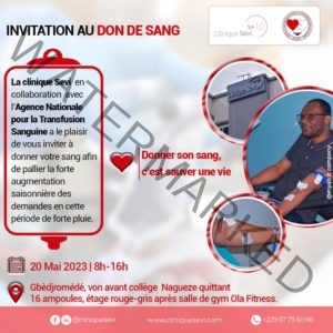 Campagne de don de sang mai 2023